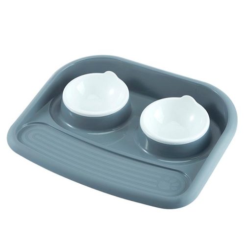 COMEDERO CON BANDEJA DOBLE SUPER PET