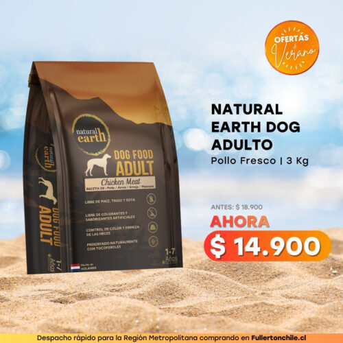NATURAL EARTH DOG ADULTO 3 KG