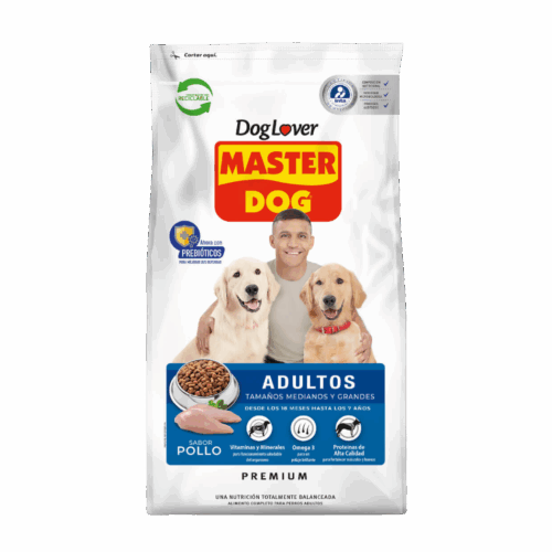 master dog adultos de pollo