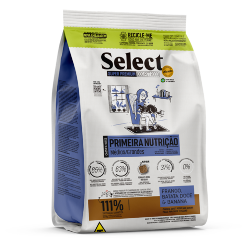 SELECT BY MONELLO PERROS CACHORROS RAZAS MEDIANAS Y GRANDES POLLO 15 KG
