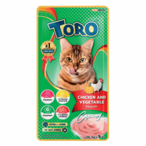 toro creamy pollo vegetales